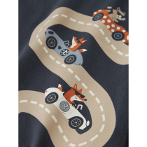 NAME IT Løs Langærmet Bluse Vagno Ombre Blue Racing